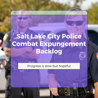 Salt Lake City police combat expungement backlog