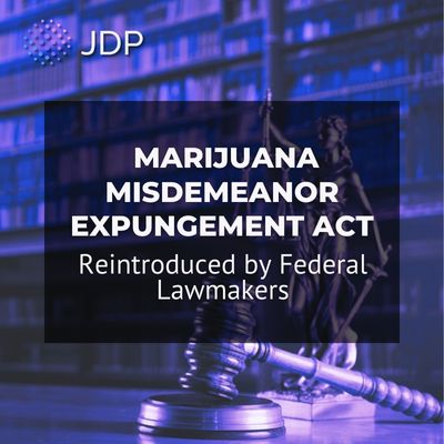 Marijuana Misdemeanor Expungement Act Reintroduced by Federal Lawmakers