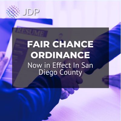 Fair Chance Ordinance Now in Effect In San Diego County