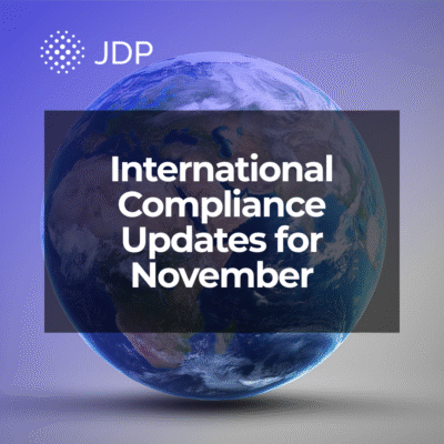 Earth on a purple and grey background.